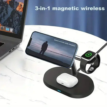 Magnetic Wireless Charger Stand For iPhones