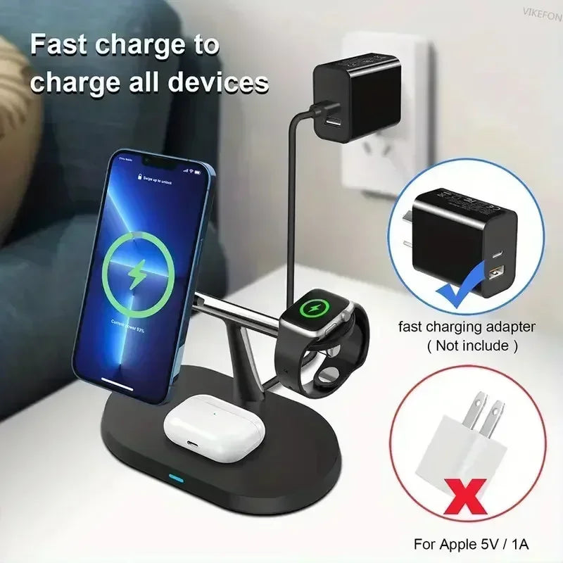 Magnetic Wireless Charger Stand For iPhones